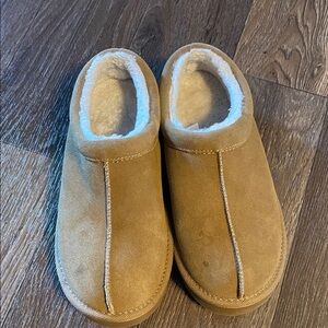 Men's Tan Suede Slip-On Shoes